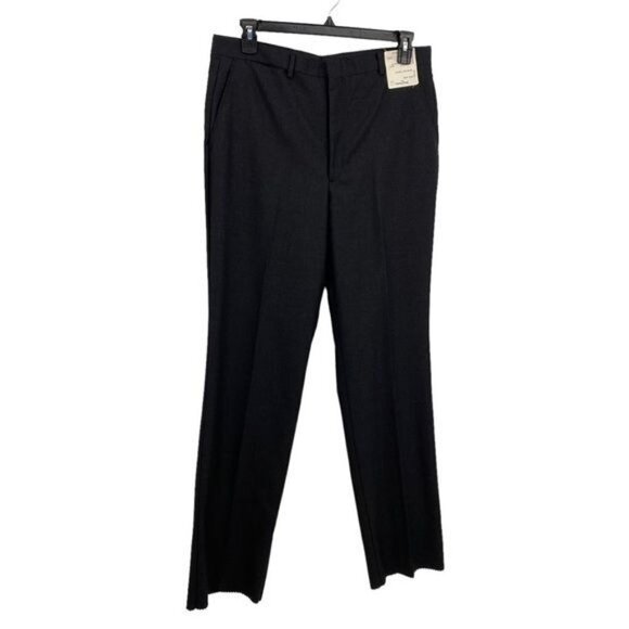 Hickey Freeman Vintage Mens Wool Dress Pants Size 36 Gray Union Canterbury NWT - Picture 1 of 7